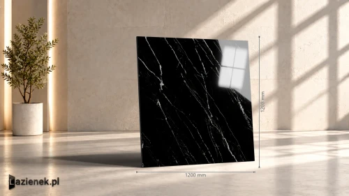 Przejdź do produktu Ragno Incanto Sky Black błyszcząca 120x120 cm gr. 6 mm - płytka rektyfikowana / R8NM