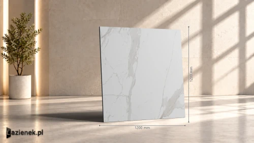 Przejdź do produktu Ragno Incanto Calacatta Nobile matowa 120x120 cm gr. 6 mm - płytka rektyfikowana / R8PG