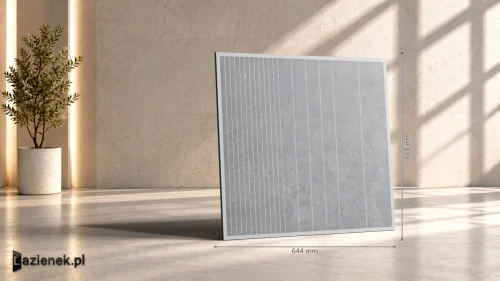 Przejdź do produktu Ragno Kalkstone Grey matowa 60x64.4 cm gr. 9,5 mm - płytka nierektyfikowana / RC4C