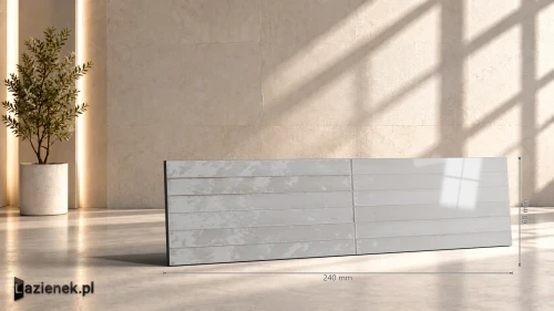 Przejdź do produktu Ragno Look Bianco błyszcząca 6x24 cm gr. 10 mm - płytka nierektyfikowana / R8FM