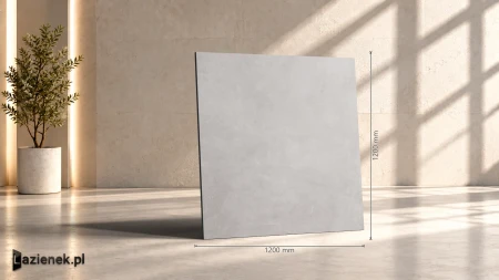 Ragno Maiora_Concrete Effect Bianco 120x120 - płytka imitująca beton