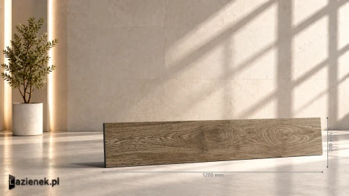 Przejdź do produktu Ragno Ossimori Marrone matowa 20x120 cm gr. 9,5 mm - płytka rektyfikowana / R9TE