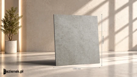 Ragno Realstone_Argent Ghiaccio 120x120 - płytka imitująca beton