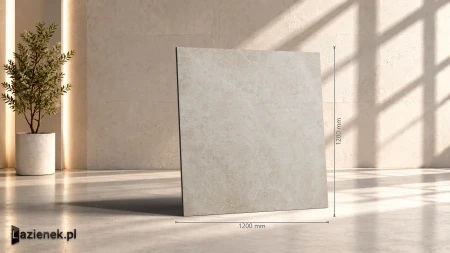 Ragno Realstone_Argent Miele strukturalna 120x120 - płytka imitująca beton