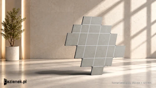 Przejdź do produktu Ragno Realstone_Argent Ghiaccio matowa 35.3x32.3 cm gr. 10 mm - płytka nierektyfikowana / R9XN