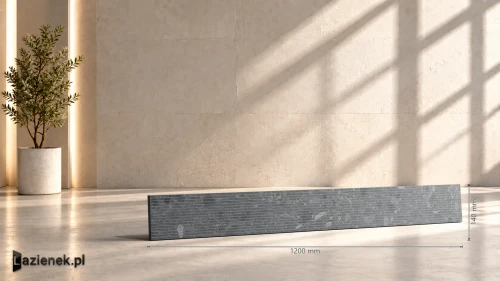 Przejdź do produktu Ragno Realstone_Ceppo Antracite matowa 14x120 cm gr. 9 mm - płytka nierektyfikowana / RCZQ