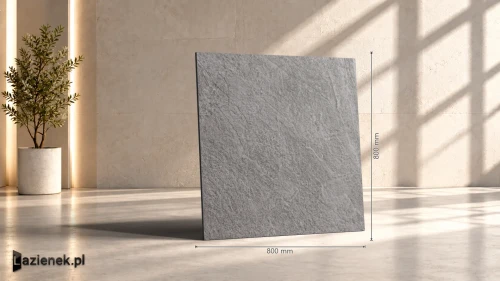 Przejdź do produktu Ragno Realstone_Slate Iron strukturalna 80x80 cm gr. 20 mm - płytka rektyfikowana / R645