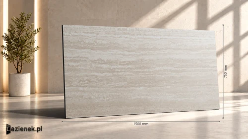 Przejdź do produktu Ragno Realstone_Travertino Vein Beige matowa 75x150 cm gr. 9 mm - płytka rektyfikowana / RC9S