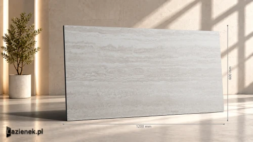 Przejdź do produktu Ragno Realstone_Travertino Vein Bianco strukturalna 60x120 cm gr. 9 mm - płytka rektyfikowana / RCAL