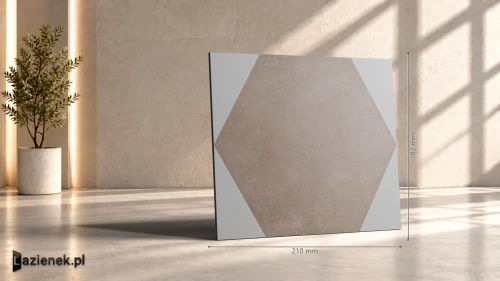 Przejdź do produktu Ragno Rewind Argilla matowa 18.2x21 cm gr. 10 mm - płytka nierektyfikowana / R4CR