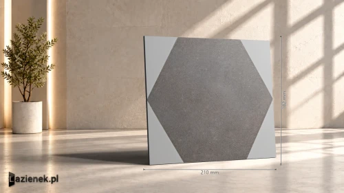 Przejdź do produktu Ragno Rewind Peltro matowa 18.2x21 cm gr. 10 mm - płytka nierektyfikowana / R4CP