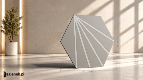 Przejdź do produktu Ragno Stratford Grey matowa 18.2x21 cm gr. 10 mm - płytka nierektyfikowana / R8YQ
