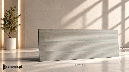 Przejdź do produktu Ragno Travertino Wall Vein Beige matowa 40x120 cm gr. 12 mm - płytka rektyfikowana / RCUT