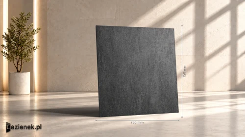 Przejdź do produktu Ragno Concept Nero matowa 75x75 cm gr. 10 mm - płytka rektyfikowana / R3HU