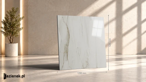 Przejdź do produktu Ragno Incanto Cremo Delicato błyszcząca 120x120 cm gr. 6 mm - płytka rektyfikowana / R8NR
