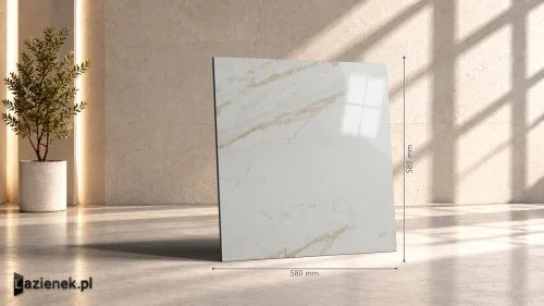 Przejdź do produktu Ragno Imperiale Avorio błyszcząca 58x58 cm gr. 10 mm - płytka rektyfikowana / R730
