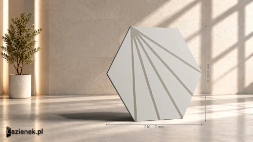Przejdź do produktu Ragno Stratford White matowa 18.2x21 cm gr. 10 mm - płytka nierektyfikowana / R8YP