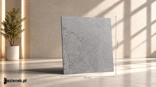 Przejdź do produktu Ragno Realstone_Slate Iron matowa 75x75 cm gr. 10 mm - płytka rektyfikowana / R5ZC