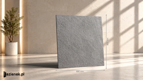 Przejdź do produktu Ragno Realstone_Slate Iron strukturalna 80x80 cm gr. 20 mm - płytka rektyfikowana / R645