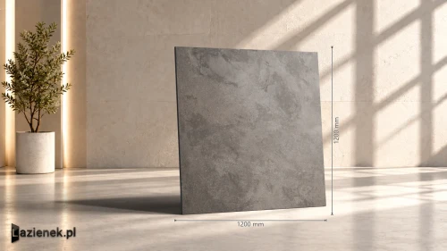 Przejdź do produktu Ragno Stratford Dark Grey matowa 120x120 cm gr. 6 mm - płytka rektyfikowana / R8XD