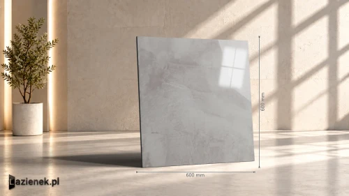 Przejdź do produktu Marazzi Block Grey połysk 60x60 cm gr. 9,5 mm - płytka rektyfikowana/MLKN