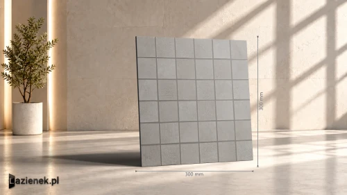 Przejdź do produktu Marazzi Block Silver matowa 30x30 cm gr. 9,5 mm - płytka nierektyfikowana/MH4J