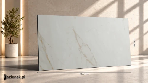Przejdź do produktu Marazzi Marbleplay Ivory matowa 60x120 cm gr. 10 mm - płytka rektyfikowana/M4L9