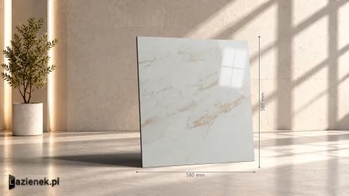 Przejdź do produktu Marazzi Marbleplay Ivory połysk 58x58 cm gr. 10 mm - płytka rektyfikowana/M4LT