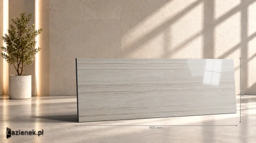 Przejdź do produktu Marazzi Marbleplay Travertino połysk 30x90 cm gr. 10 mm - płytka rektyfikowana/M5LK