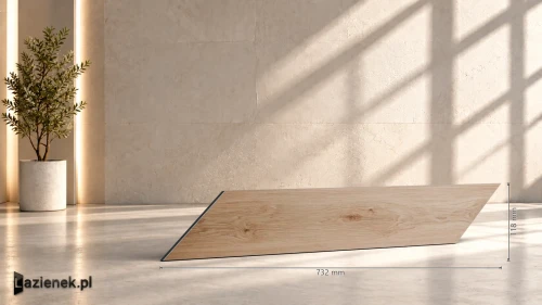 Przejdź do produktu Marazzi Treverkmust Beige Chevron mat 11.8x73.2 cm gr. 9,5 mm - płytka nierektyfikowana / M0CA