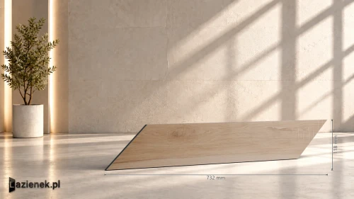 Przejdź do produktu Marazzi Treverkmust Beige Selection Chevron mat 11.8x73.2 cm gr. 9,5 mm - płytka nierektyfikowana / M0CF