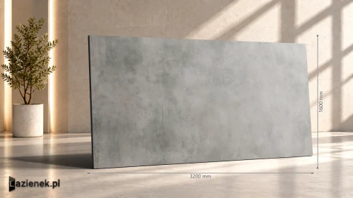 Przejdź do produktu Marazzi Grande Concrete Look Smoke wzmocniona siatką matowa 160x320 cm gr. 6 mm - płytka rektyfikowana/M37X