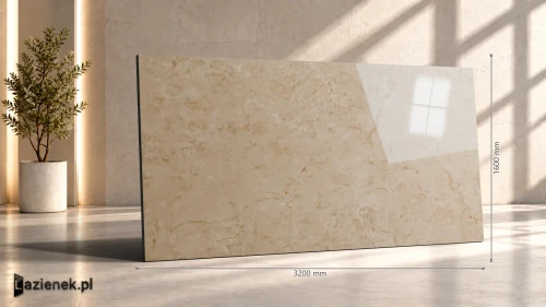 Przejdź do produktu Marazzi Grande Marble Look Crema Marfil wzmocniona siatką - poler 160x320 cm gr. 6 mm - płytka rektyfikowana/METD
