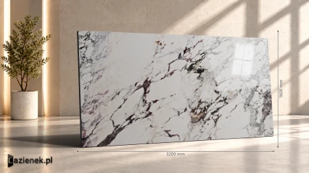Marazzi Grande Marble Look Capraia B wzmocniona siatką - 160x320 - płytka imitująca marmur