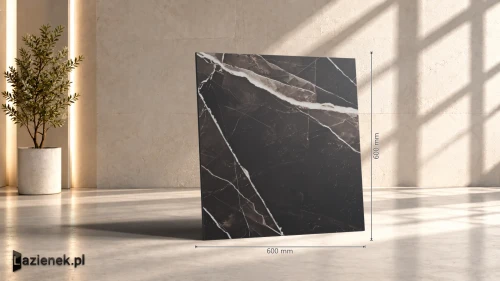 Przejdź do produktu Marazzi Allmarble Calacatta Black matowa 60x60 cm gr. 10 mm - płytka rektyfikowana/MELW