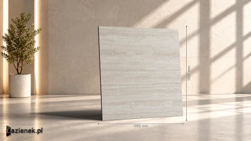 Przejdź do produktu Marazzi Fabula Travertino matowa 100x100 cm gr. 8,5 mm - płytka rektyfikowana/MMDY