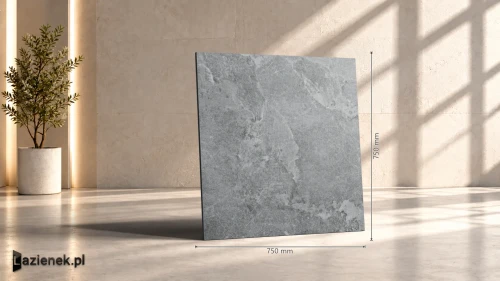 Przejdź do produktu Marazzi Mystone Pietra Ligure Antracite matowa 75x75 cm gr. 9 mm - płytka rektyfikowana/MPKK