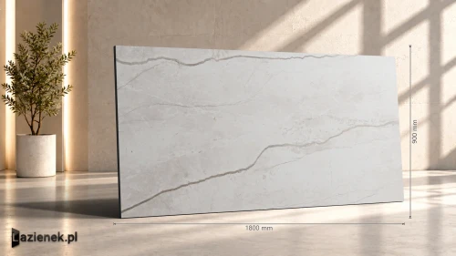 Przejdź do produktu Marazzi Mystone Silver Root White matowa 90x180 cm gr. 9 mm - płytka rektyfikowana/MPFR