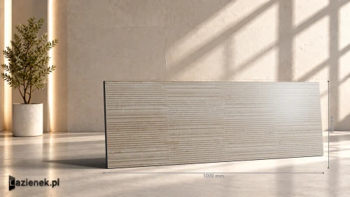 Przejdź do produktu Marazzi Fabula Wall 3D Gentle Travertino 33x100 cm gr. 10 mm - płytka rektyfikowana/MP0H