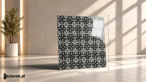 Przejdź do produktu Marazzi Memoria Nero 4 połysk 15x15 cm gr. 10 mm - płytka nierektyfikowana/MANS