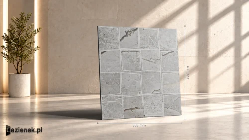 Przejdź do produktu Marazzi Mystone Silver Root Grey matowa 30.3x30.3 cm gr. 9 mm - płytka nierektyfikowana/MPYG