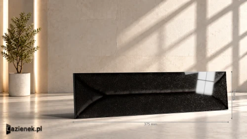 Przejdź do produktu Marazzi Terramater Carbone Struttura 3D Losanga połysk 9.1x37.5 cm gr. 13,5 mm - płytka ścienna nierektyfikowana / MPV7