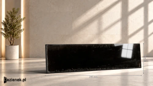 Przejdź do produktu Marazzi Lume Black połysk 6x24 cm gr. 10 mm - płytka nierektyfikowana/M6RP