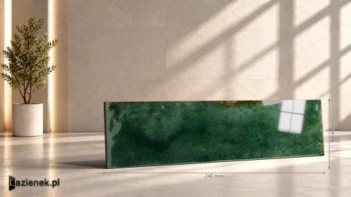 Przejdź do produktu Marazzi Lume Green połysk 6x24 cm gr. 10 mm - płytka nierektyfikowana/M6RQ