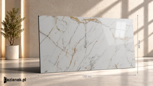 Przejdź do produktu Marazzi Allmarble Golden White połysk 60x120 cm gr. 10 mm - płytka rektyfikowana/M4GM