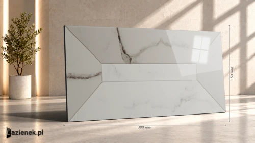 Przejdź do produktu Marazzi Allmarble Statuario połysk 15x30 cm gr. 10 mm - płytka nierektyfikowana/MMR5