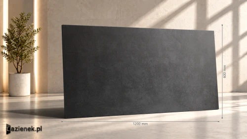 Przejdź do produktu Marazzi Block Black matowa 60x120 cm gr. 9,5 mm - płytka rektyfikowana/MLJP