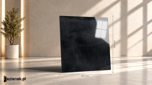Przejdź do produktu Marazzi Block Black połysk 60x60 cm gr. 9,5 mm - płytka rektyfikowana/MLKR