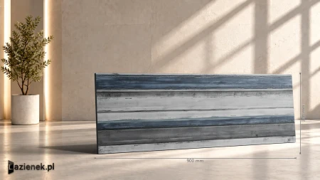 Marazzi Colorplay White 30x90 - płytka dekoracyjna