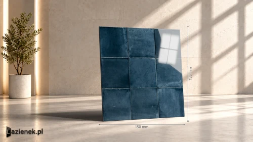 Przejdź do produktu Marazzi Rice Blu połysk 15x15 cm gr. 10 mm - płytka nierektyfikowana / M964